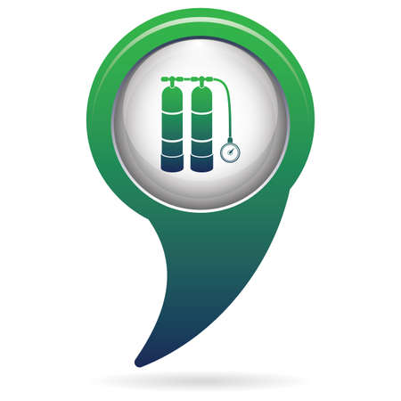 Scuba icon design.のイラスト素材