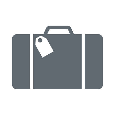 Suitcase travel isolated icon vector illustration designのイラスト素材