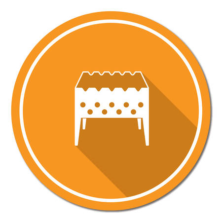 Camping Brazier icon. Vector illustration

のイラスト素材
