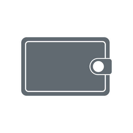 Wallet flat vector icon. Isolated wallet vector signのイラスト素材