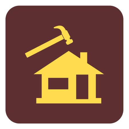 Roofer, slater icon vector illustration.のイラスト素材