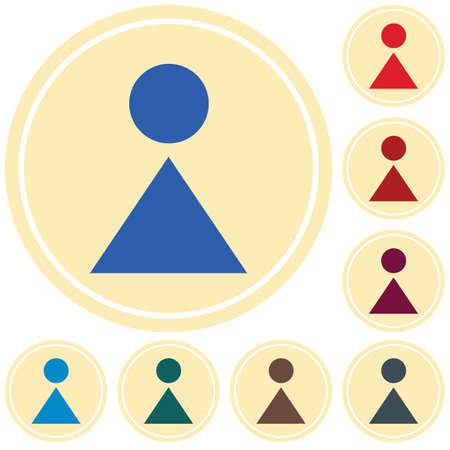 Woman Toilet vector icon

のイラスト素材