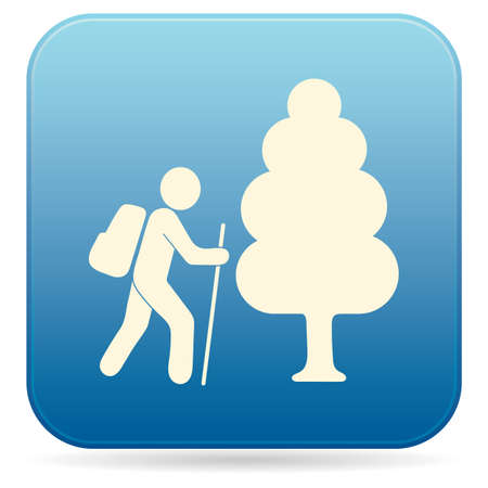 Hiking icon illustration isolated vector sign symbol

のイラスト素材