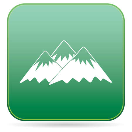 Mountain icon. Vector concept illustration for designのイラスト素材