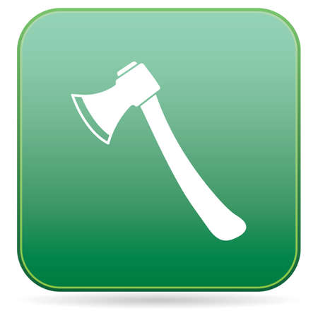 The ax icon. Axe symbol. Flat Vector illustrationのイラスト素材