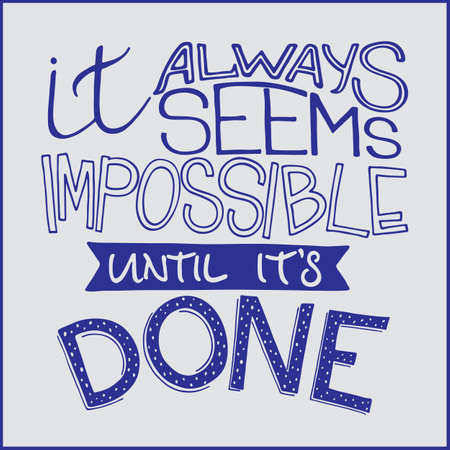 Calligraphy Inspirational quote. Lettering. Motivation for life and happiness. For postcard and poster graphic design.

のイラスト素材