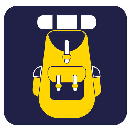 Backpack icon illustration isolated vector sign symbolのイラスト素材