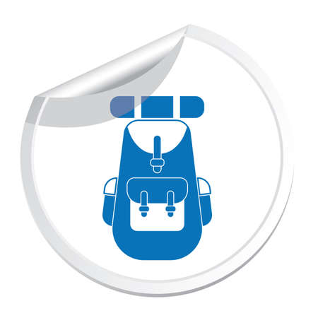 Backpack icon illustration isolated vector sign symbolのイラスト素材
