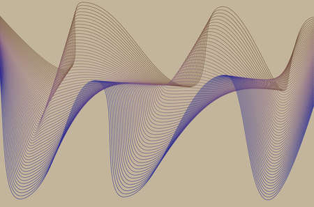 Abstract linear Colorful Background. High Saturated. Gradients Different Geometrical Shapesのイラスト素材