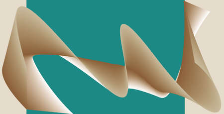 Abstract templates with curvy lines. Wavy blended simple backgroundのイラスト素材