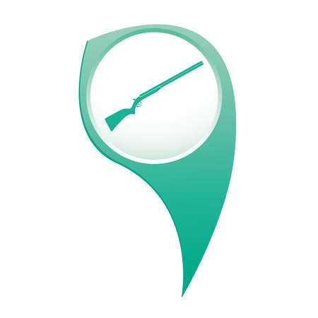 Hunting shot gun icon. Vector illustration

のイラスト素材