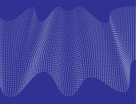 Abstract templates with curvy lines. Wavy blended simple backgroundのイラスト素材