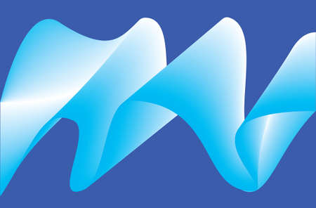 Abstract templates with curvy lines. Wavy blended simple backgroundのイラスト素材