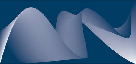 Abstract templates with curved lines. Wavy blended simple backgroundのイラスト素材