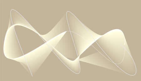 Abstract templates with curved lines. Wavy blended simple backgroundのイラスト素材