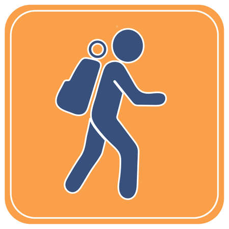 Hiking icon illustration isolated vector sign symbol

のイラスト素材