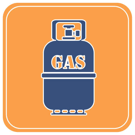 Camping gas bottle icon. Flat icon isolated. Vector illustration

のイラスト素材