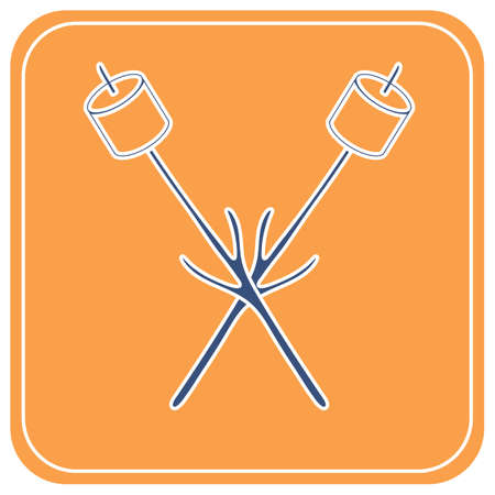 Zephyr on skewer icon. Vector illustration

のイラスト素材