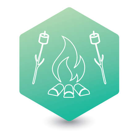 Zephyr on skewer icon. Vector illustration

のイラスト素材