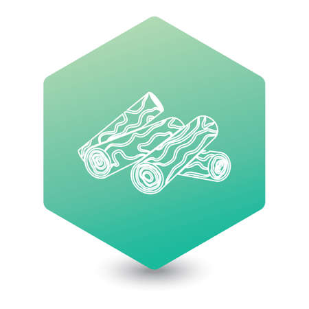 Firewood for bonfire icon.のイラスト素材