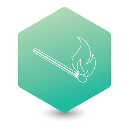 Match fire icon.のイラスト素材