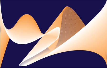 Abstract templates with curved lines. Wavy blended simple background