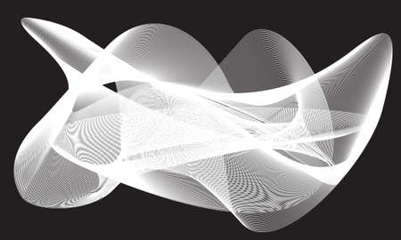 Abstract templates with curved lines. Wavy blended simple backgroundのイラスト素材