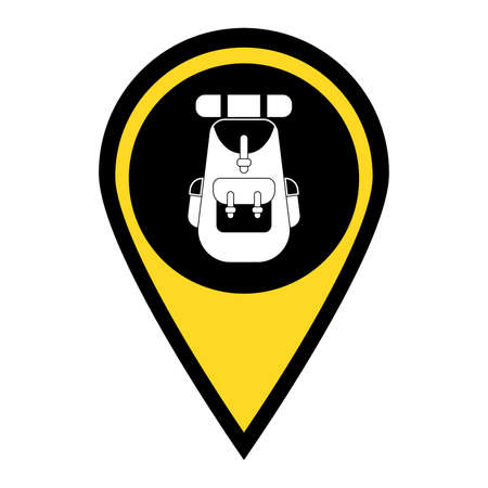 Backpack icon illustration isolated vector sign symbolのイラスト素材