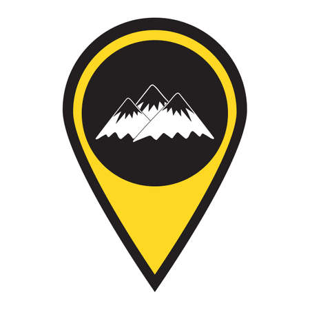 Mountain icon. Vector concept illustration for design

のイラスト素材