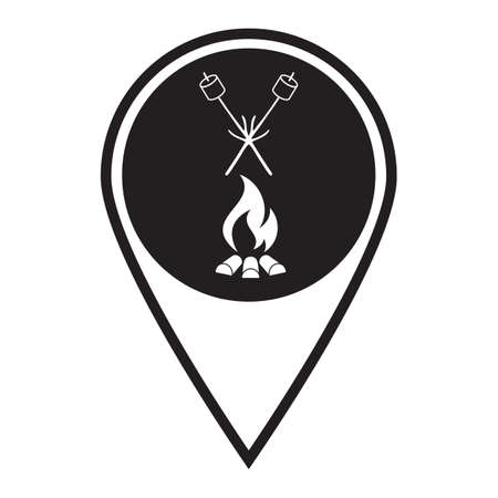 Zephyr on skewer icon. Vector illustration

のイラスト素材