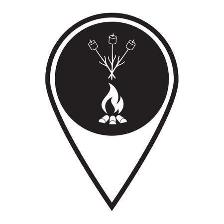 Zephyr on skewer icon. Vector illustration

のイラスト素材
