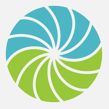 abstract green logoのイラスト素材