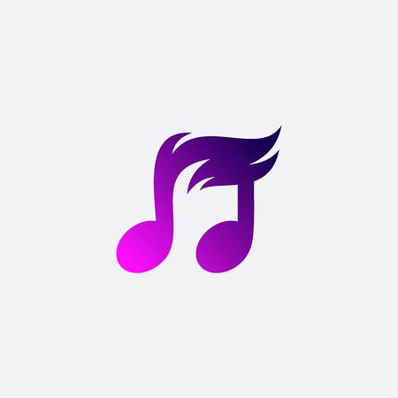 tone with hair vector logoのイラスト素材