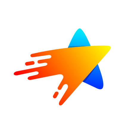 Arrow star iconのイラスト素材