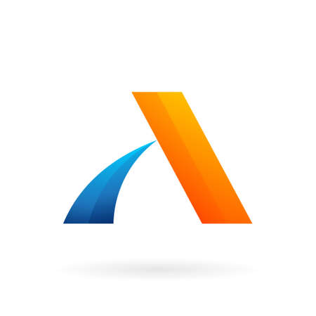 letter a modern vector iconのイラスト素材