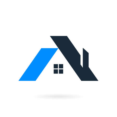 letter A home logo designのイラスト素材