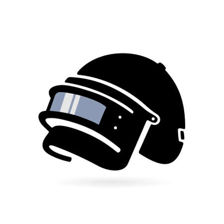 helmet level 3 vector symbolのイラスト素材