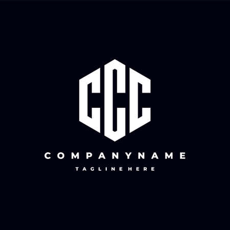 letter c logo in geometric conceptのイラスト素材