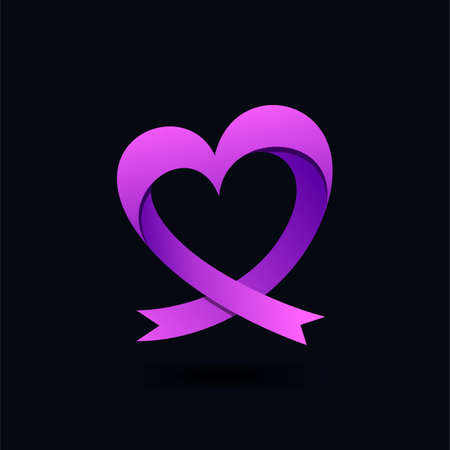 heart shapes logo for design templateのイラスト素材