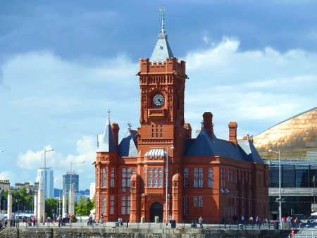 Pierhead Building, Cardiff Bayのeditorial素材