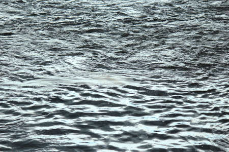 Turbulent River Water  - River Taff, Cardiff, Walesの写真素材