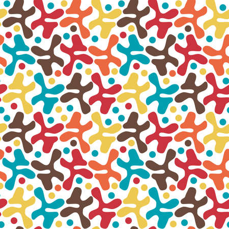 Irregular Shapes Pattern 120520 - Colours 04のイラスト素材
