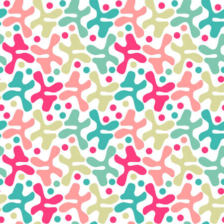 Irregular Shapes Pattern 120520 - Colours 01のイラスト素材