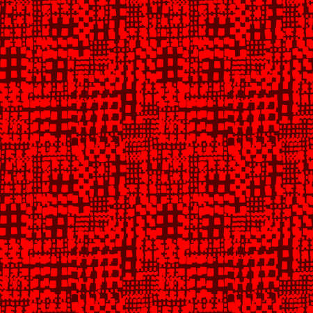 Abstract Seamless Grunge Texture Pattern (4up) - Shades of Redのイラスト素材