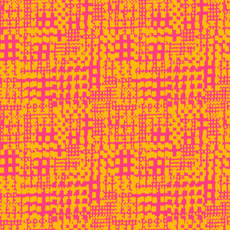 Abstract Seamless Grunge Texture Pattern (4up) - Amber and Redのイラスト素材