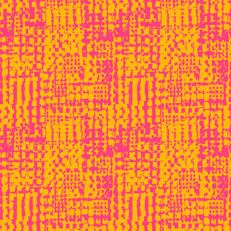 Abstract Seamless Grunge Texture Pattern (4up) - Amber and Redのイラスト素材
