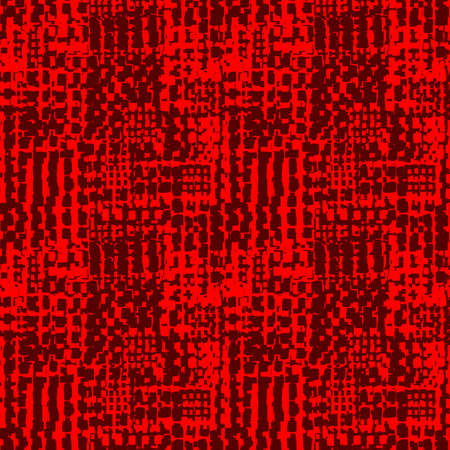 Abstract Seamless Grunge Texture Pattern (4up) - Shades of Redのイラスト素材