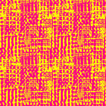 Abstract Seamless Grunge Texture Pattern (4up) - Yellow and Redのイラスト素材