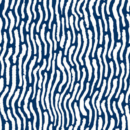 Abstract of Shibori Style Stripes Seamless Pattern Tileのイラスト素材