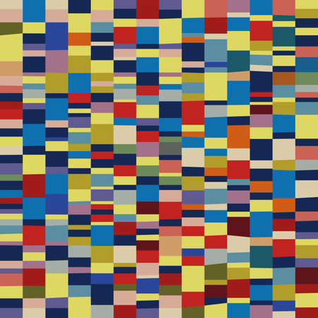 Abstract Color Patchwork - Seamless patternのイラスト素材